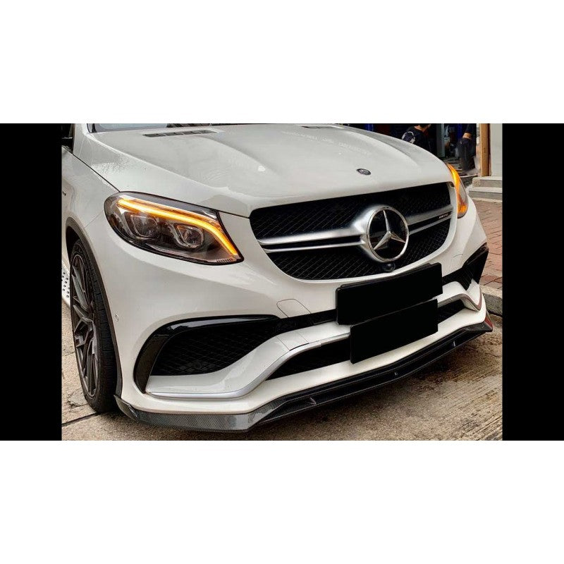 W166 GLE63 carbon fiber front lip
