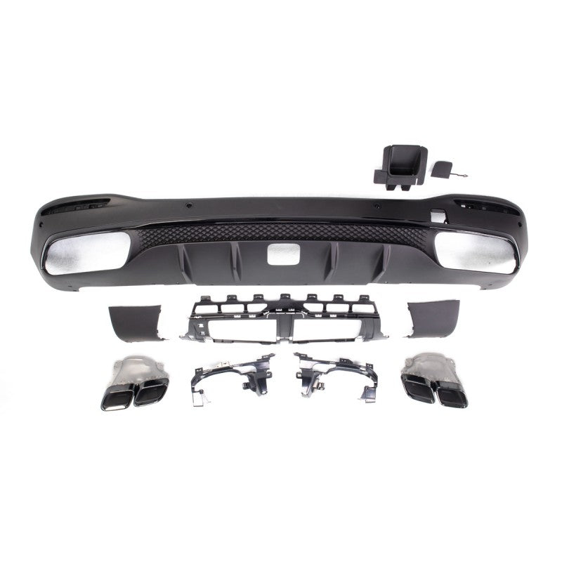 W167 SUV 20+ GLE63 diffuser w/tailpipe