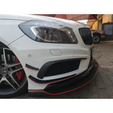 W176 13-15 AMG 6pcs front bumper canards