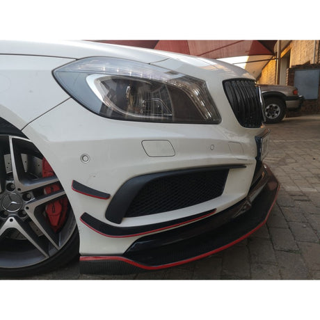 W176 13-15 AMG 6pcs front bumper canards