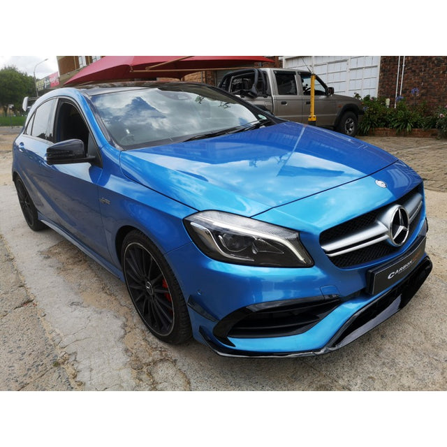 W176 16-18 AMG 7pcs front lip w/canards