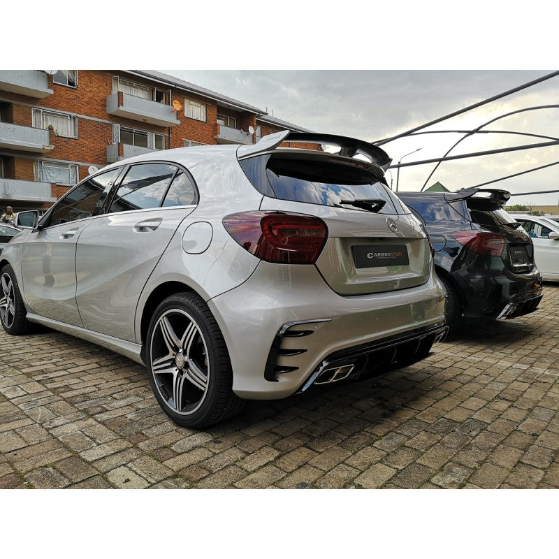 W176 B-Style roof spoiler (3pcs)
