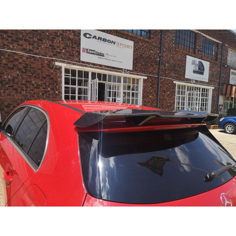 W176 Revo style carbon fiber roof spoiler