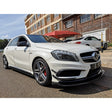 W176 W117 Revo style carbon fiber side skirts