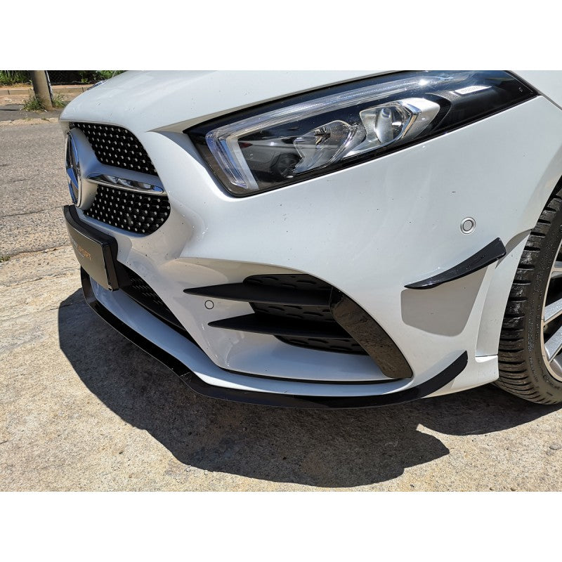 W177 18+ 7pcs front lip & canards