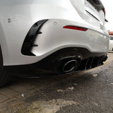 W177 hatchback AMG A35 style rear diffuser w/tailpipe
