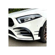 W177 2pcs front bumper canards
