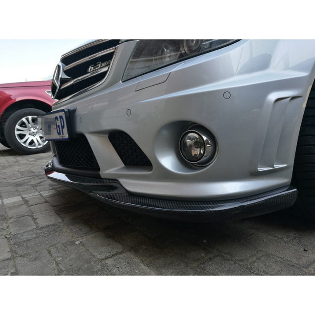 W204 08-11 C63 GH-style carbon fiber front lip