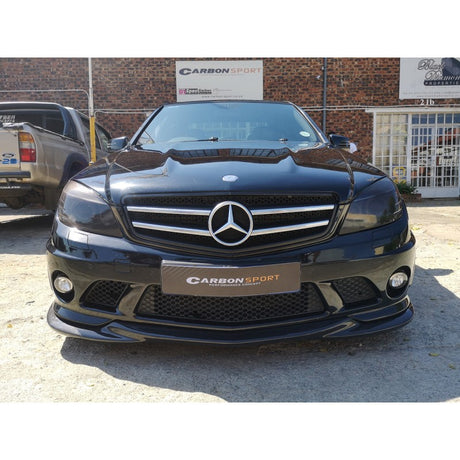 W204 08-11 C63 GH-style carbon fiber front lip