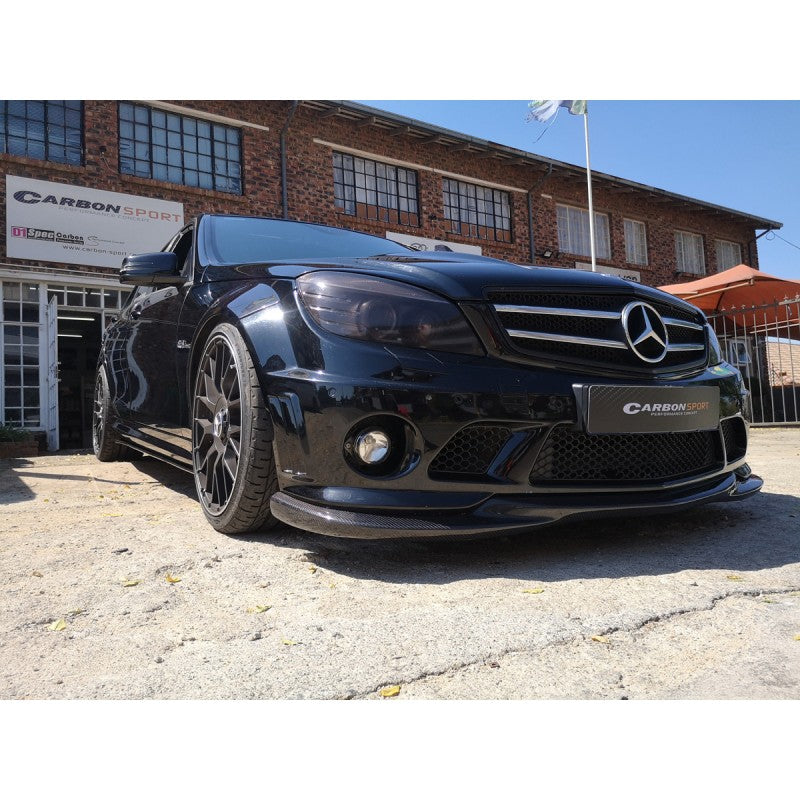 W204 08-11 C63 GH-style carbon fiber front lip