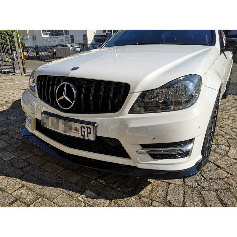 W204 12-15 AMG B-style 3pcs front lip