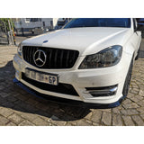 W204 12-15 AMG B-style 3pcs front lip