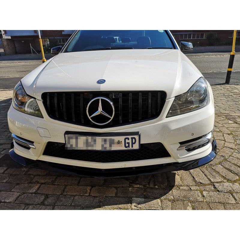 W204 12-15 AMG B-style 3pcs front lip