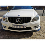 W204 12-15 AMG B-style 3pcs front lip