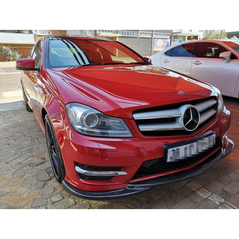 W204 12-15 AMG GH-style carbon fiber front lip
