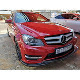 W204 12-15 AMG GH-style carbon fiber front lip