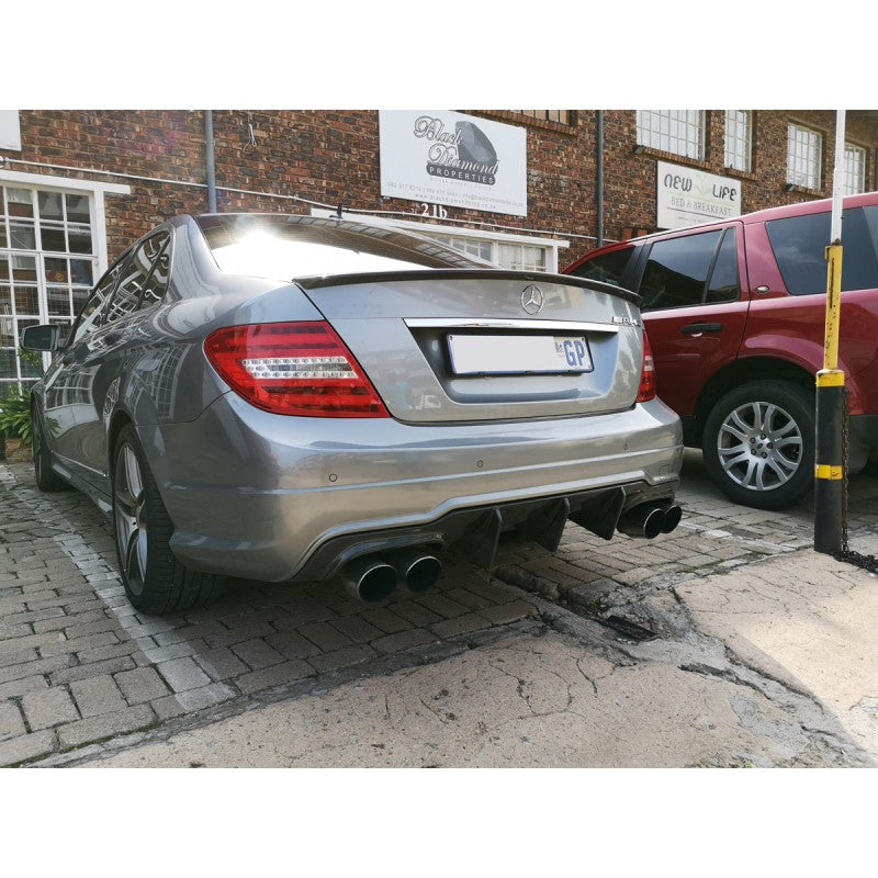 W204 12-15 C63 carbon fiber rear diffuser