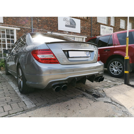 W204 12-15 C63 carbon fiber rear diffuser