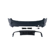 W204 12-15 C63 style rear bumper w/diffuser