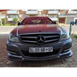 W204 12-15 non-AMG GH-style carbon fiber front lip
