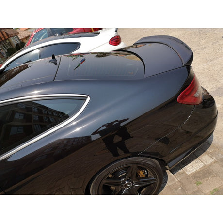 W204 2D VRS-style carbon fiber boot spoiler