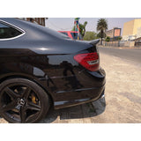 W204 2D VRS-style carbon fiber boot spoiler