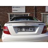 W204 4D AMG style carbon fiber boot spoiler