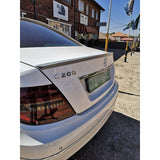 W204 4D C300 style boot spoiler (ABS)