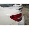 W204 4D VRS-style carbon fiber boot spoiler