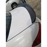 W204 4D VRS-style carbon fiber boot spoiler