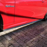 W204 C63 carbon fiber side skirts