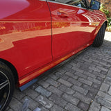 W204 C63 carbon fiber side skirts
