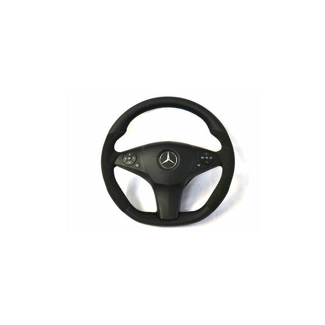 W204 AMG steering wheel suede alcantara DIY kit - Black