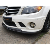 W204 C63 08-11 AK-style carbon fiber front lip