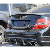 W204 C63 08-11 TMS style carbon fiber diffuser
