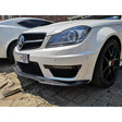 W204 C63 12-15 B-style carbon fiber front lip