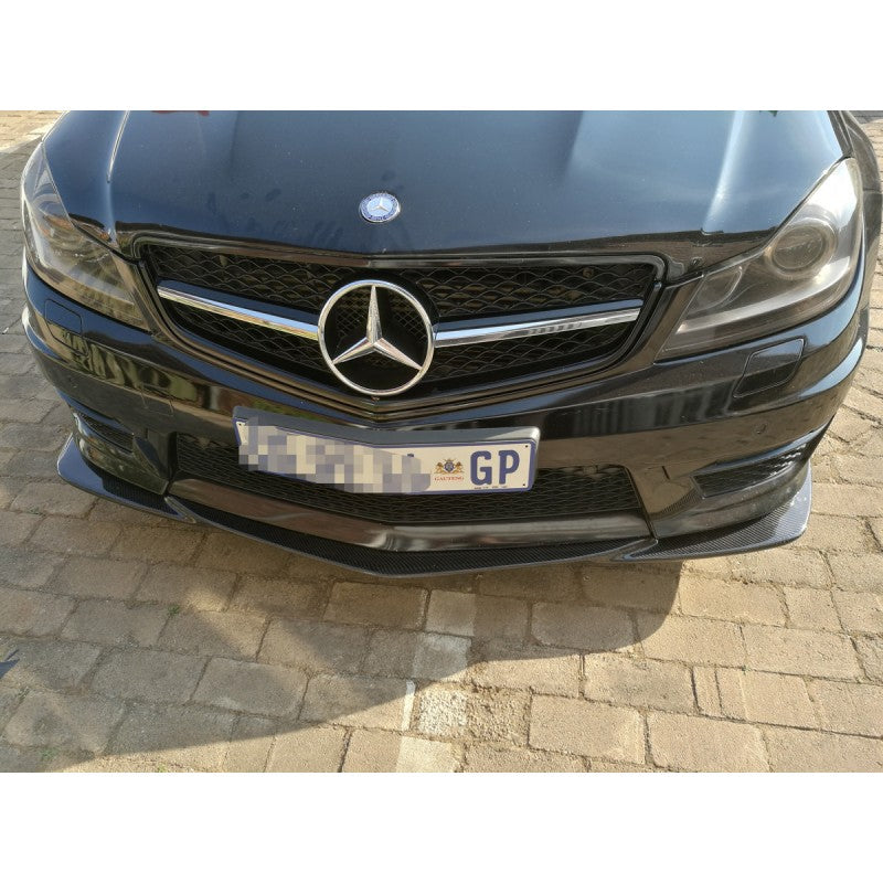 W204 C63 12-15 GH-style carbon fiber front lip