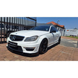 W204 C63 12-15 VRS-style carbon fiber front lip