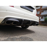 W204 C63 08-11 AMG carbon fiber rear diffuser