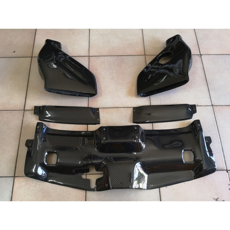 W204 C63 carbon fiber intake covers
