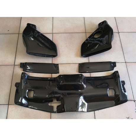 W204 C63 carbon fiber intake covers