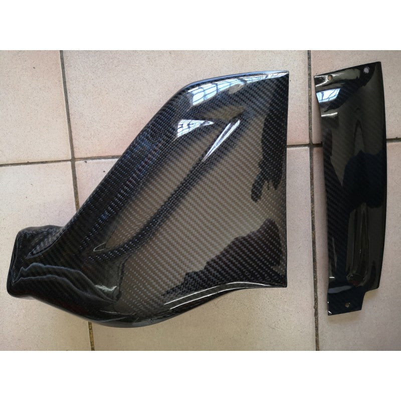 W204 C63 carbon fiber intake covers