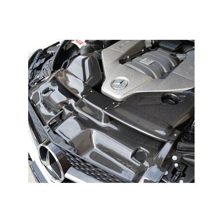 W204 C63 carbon fiber intake covers