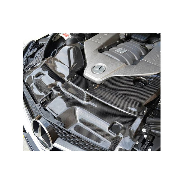 W204 C63 carbon fiber intake covers