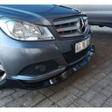 W204 non-AMG B-style 3pcs front lip