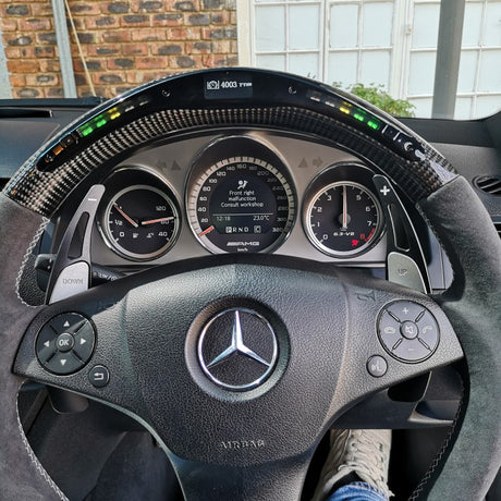 W204 preface OHC LED carbon fiber steering wheel