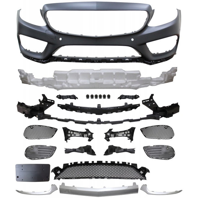 W205 15-18 AMG front bumper w/pdc