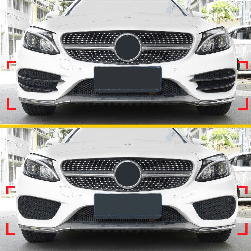 W205 15-18 AMG 4pcs front bumper canards