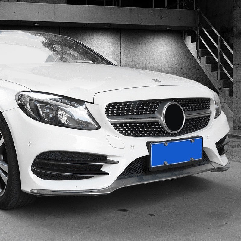 W205 15-18 AMG 4pcs front bumper canards