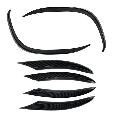 W205 19-21 6pcs front bumper canards